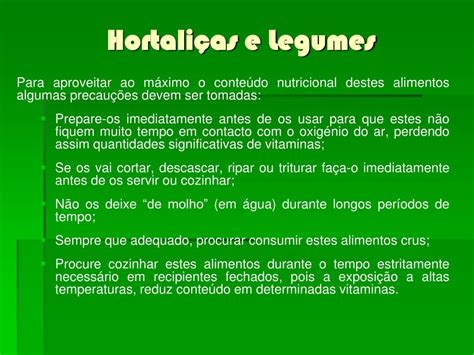 PPT Frutos Legumes e Hortaliças PowerPoint Presentation free