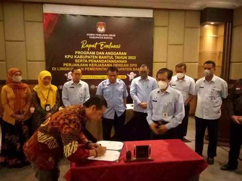 Persiapan Pemilu 2024 KPU Bantul Kerja Sama Dengan 8 Perangkat Daerah