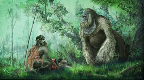 Gigantopithecus Blacki Is A Species Of Great Ape Who S Closest Living