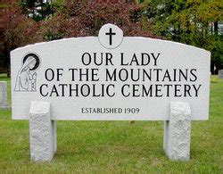 Our Lady of the Mountains Catholic Cemetery in North Conway, New ...