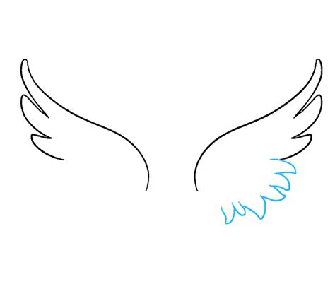 How to Draw Angel Wings: Easy Step-by-Step Angel Wings Drawing Tutorial ...