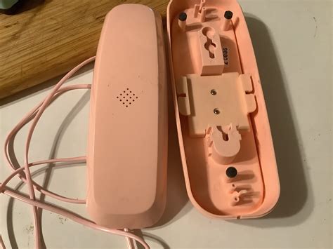 Vintage Pale Pink Push Button Phone Conaire Etsy