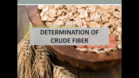 Determination Of Crude Fiber Youtube