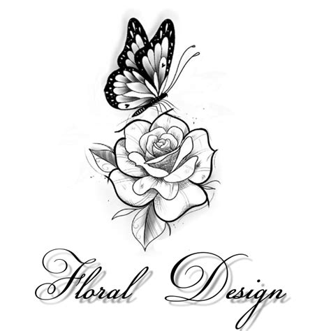 floral tattoo Template | PosterMyWall