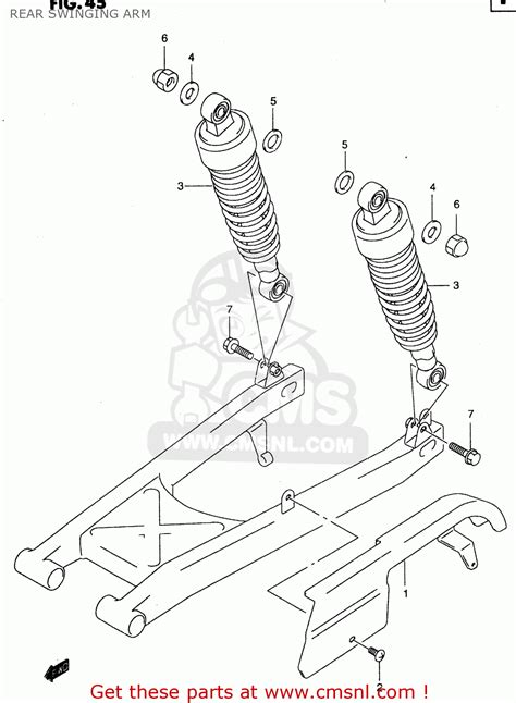 F Swinging Arm Assy Rear Suzuki Buy The F At Cmsnl