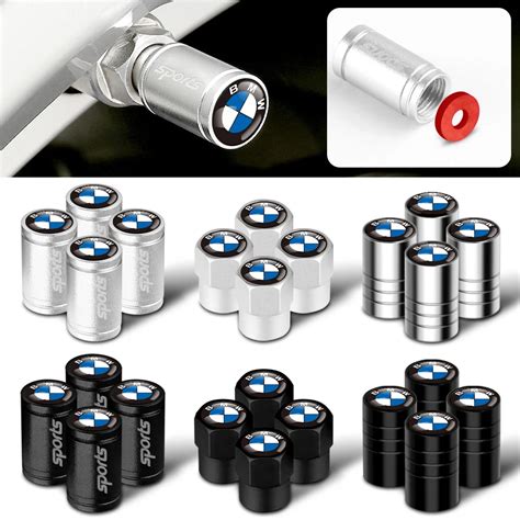 4PCS Metal Car Wheel Tire Valve Air Stem Cap For BMW M Performance E36