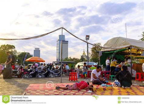 Traditional Market In Downtown Phnom Penh Editorial Stock Photo Image