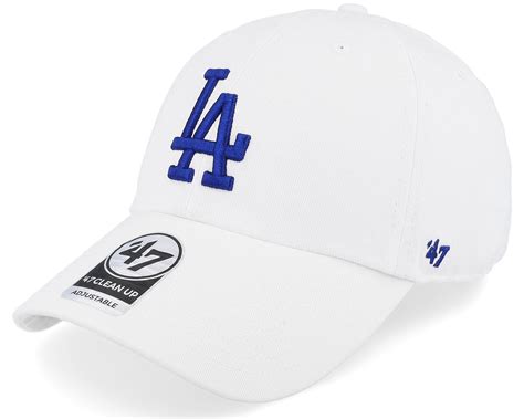 Los Angeles Dodgers Mlb Clean Up White Dad Cap Brand