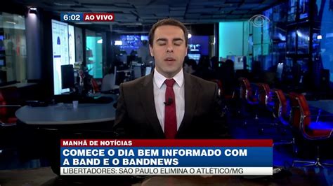 HD Jornal Band News 1ª Edição Escalada e Abertura 19 05 2016