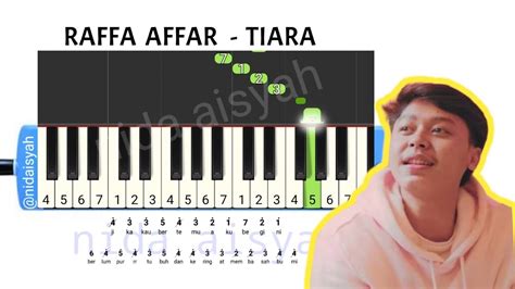 Not Angka Pianika Recorder Tiara Raffa Affar Tutorial Pianika Lagu