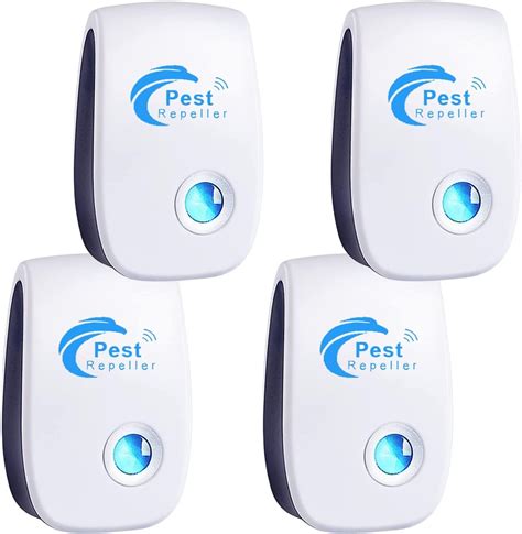 Rutida Ultrasonic Pest Repeller 4 Pack Plug In Insect Repeller