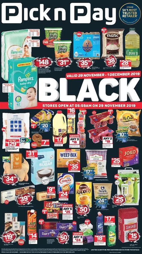 Updated 2019 Pick N Pay Black Friday Deals Western Cape