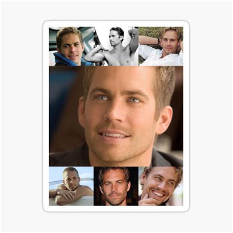 Paul Walker Paul Walkerurious Brian O Conner Sticker For Sale By