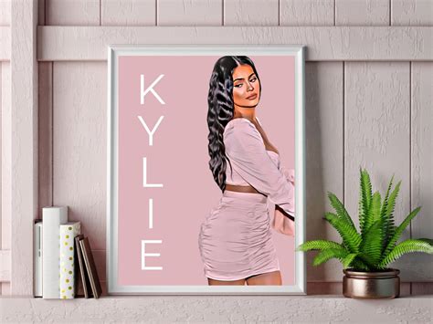 Kylie Jenner Print Kyle Jenner Poster Kylie Jenner Etsy