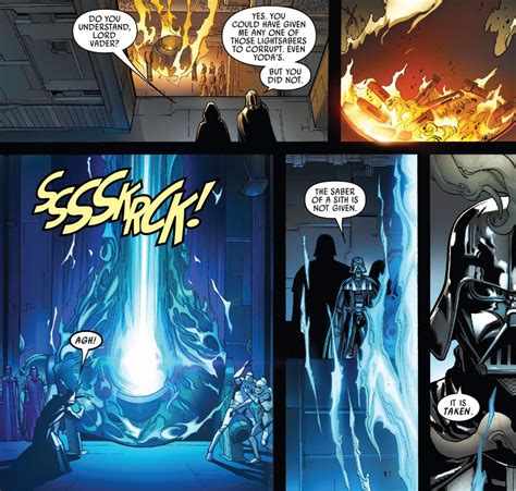 Marvel Comics' Darth Vader Series Explains Star Wars' Red Lightsabers