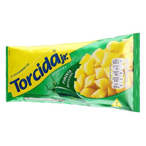 Salgadinho De Trigo Pimenta Mexicana Torcida Jr Pacote 45g