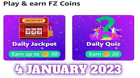 Amazon Fz Coins Quiz Answers Today 4 January 2023 Daily Quiz Time