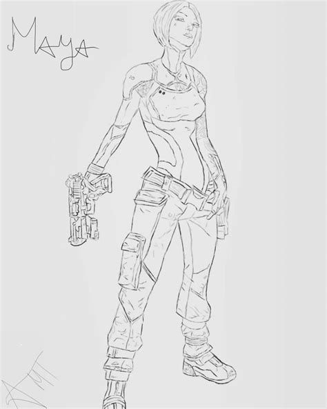 Maya Borderlands 2 By Abrahammt On Deviantart