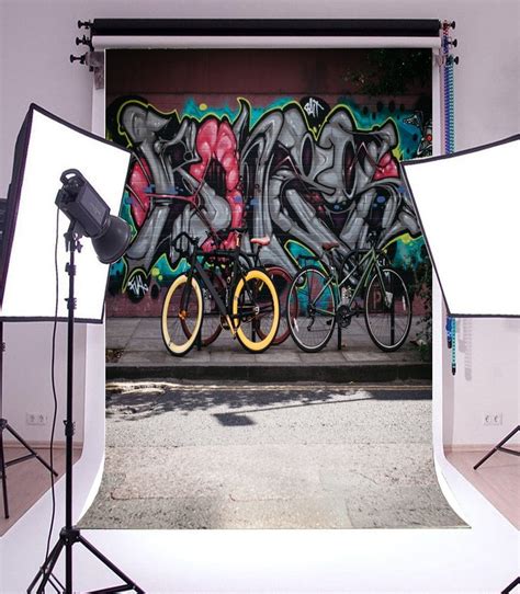 Mohome X Ft Backdrop Studio Props Architectural Cartoon And Graffiti