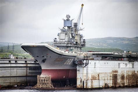 Russian Aircraft Carrier Kuznetsov