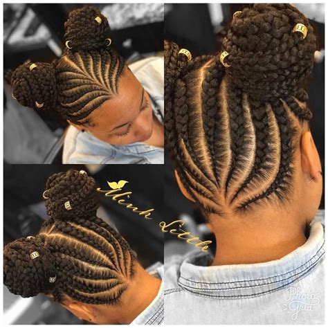 Fresh 2 Braided Buns For Black Hair With Simple Style - Stunning and ...