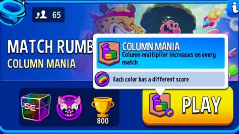 Match Rumble Players Column Mania Rainbow Match Masters Youtube