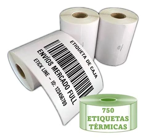 Rollos Etiqueta T Rmica Directa X X Mm Pz C U Env O Gratis