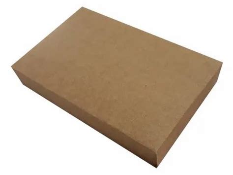 Rectangular Single Wall Ply Brown Corrugated Paper Packaging Box