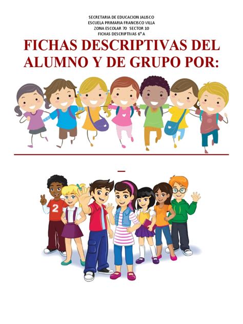 Fichas Descriptivas Del Alumno Y De Grupo Por Pdf Educación Primaria Aprendizaje