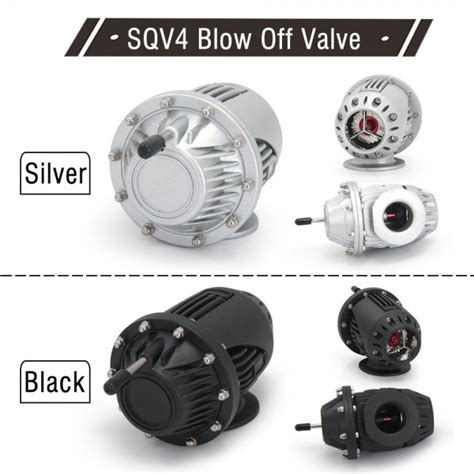 EPMAN SQV4 Blow Off Valve SQV4 Turbo BOV Black Silver TKSQV4