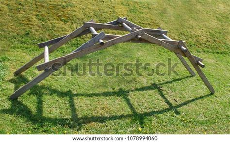 Leonardo Da Vincis Self Supporting Bridge Stock Photo Edit Now 1078994060