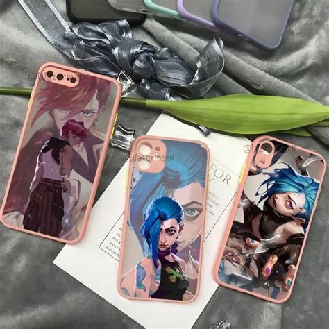 Anime Arcane Jinx Vi Phone Case For Iphone 13 12 11 Pro Mini Max Xs Xr