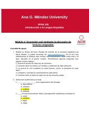 Span M Tarea Docx Ana G M Ndez University Span