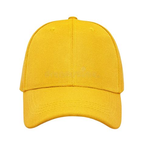 Yellow Baseball Cap Isolated Stock Image Image Of Cotton Clipping