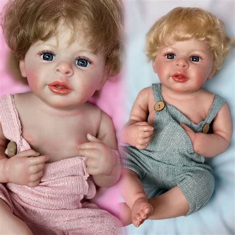 Jaylan Twins Reborn Baby Doll Boneca Macia De Vinil De Corpo Inteiro