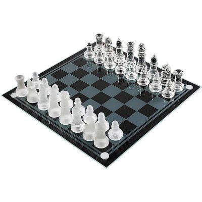 Glass Chess Set, Glass Chess Board, Glass Chess Sets For Adults, Modern ...