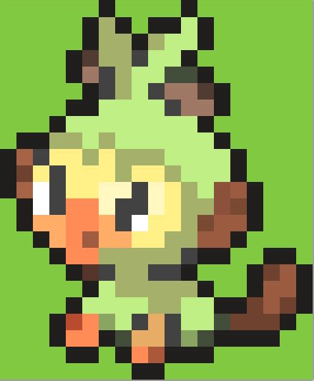 Chespin Pixel Art