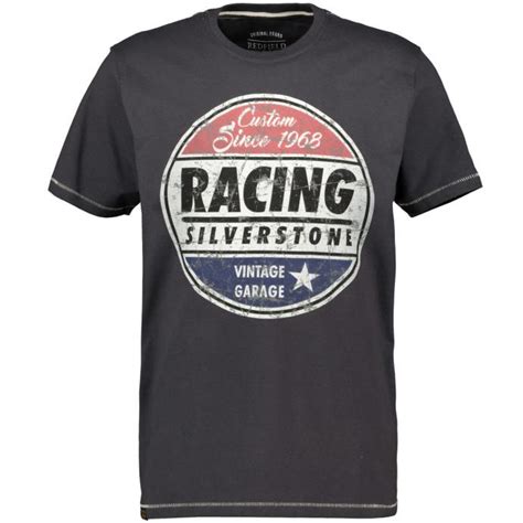 Redfield T Shirt Mit Frontprint Racing Silverstone Aus Baumwolle