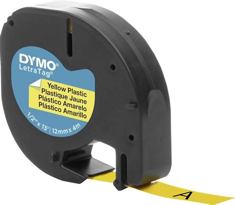 Dymo Letra Tag Tape Mmx M Plastic Yellow S Buy Best Price In