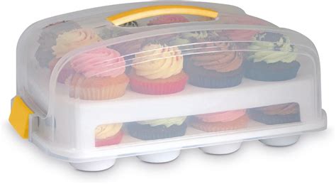 Bo Te De Transport Pour Muffin Ou Cupcake Avec Plateau Amazon Fr