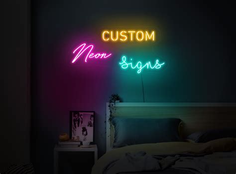 Custom Neon Sign Bedroomcustom Neon Light Signcustom Led Etsy