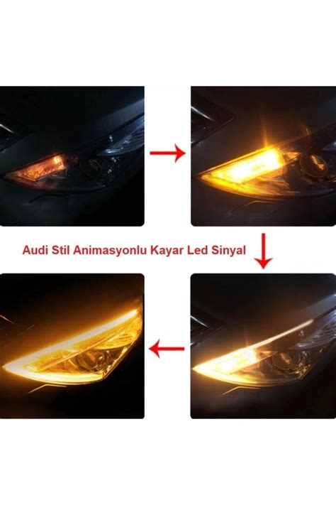 Sahlan Selamlamal A L Animasyonlu Far Ka Beyaz Audi Stil Kayar