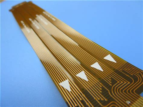 Single Sided Flexible PCB Strips With Polyimide Stiffener