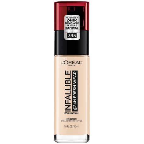 Loreal Paris Infallible 24 Hour Fresh Wear Foundation Lightweight Rose Pearl 1 Oz Walmart