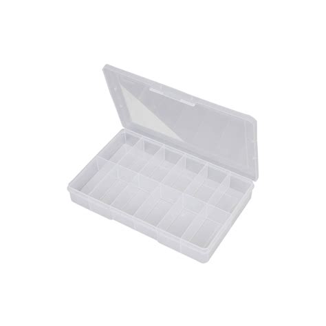 Fischer 12 Compartment Large Plastic Storage Box