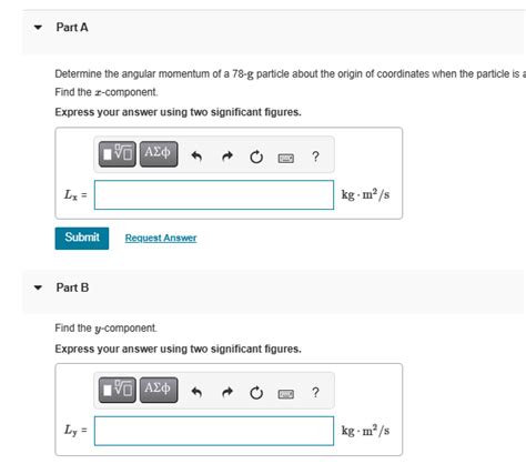 Answered Part A Determine The Angular Momentum Bartleby