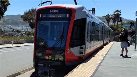 Sf Muni Siemens S Lrv On Route T Third Street Car