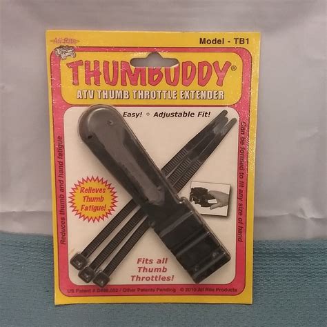 NEW GENUINE ALL RITE 61 1765 THUMBUDDY ATV THROTTLE EXTENDER EBay