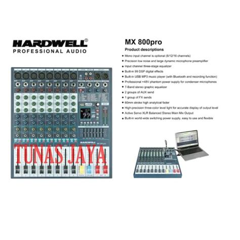 Jual Mixer Hardwell Mx Pro Channel Original Di Lapak