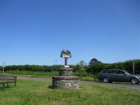 Village Name Sign At Road Junction © Martin Dawes Geograph